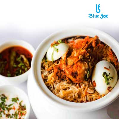 "Chicken Biryani (1 Plate) (Non-Veg)(Blue Fox) - Click here to View more details about this Product